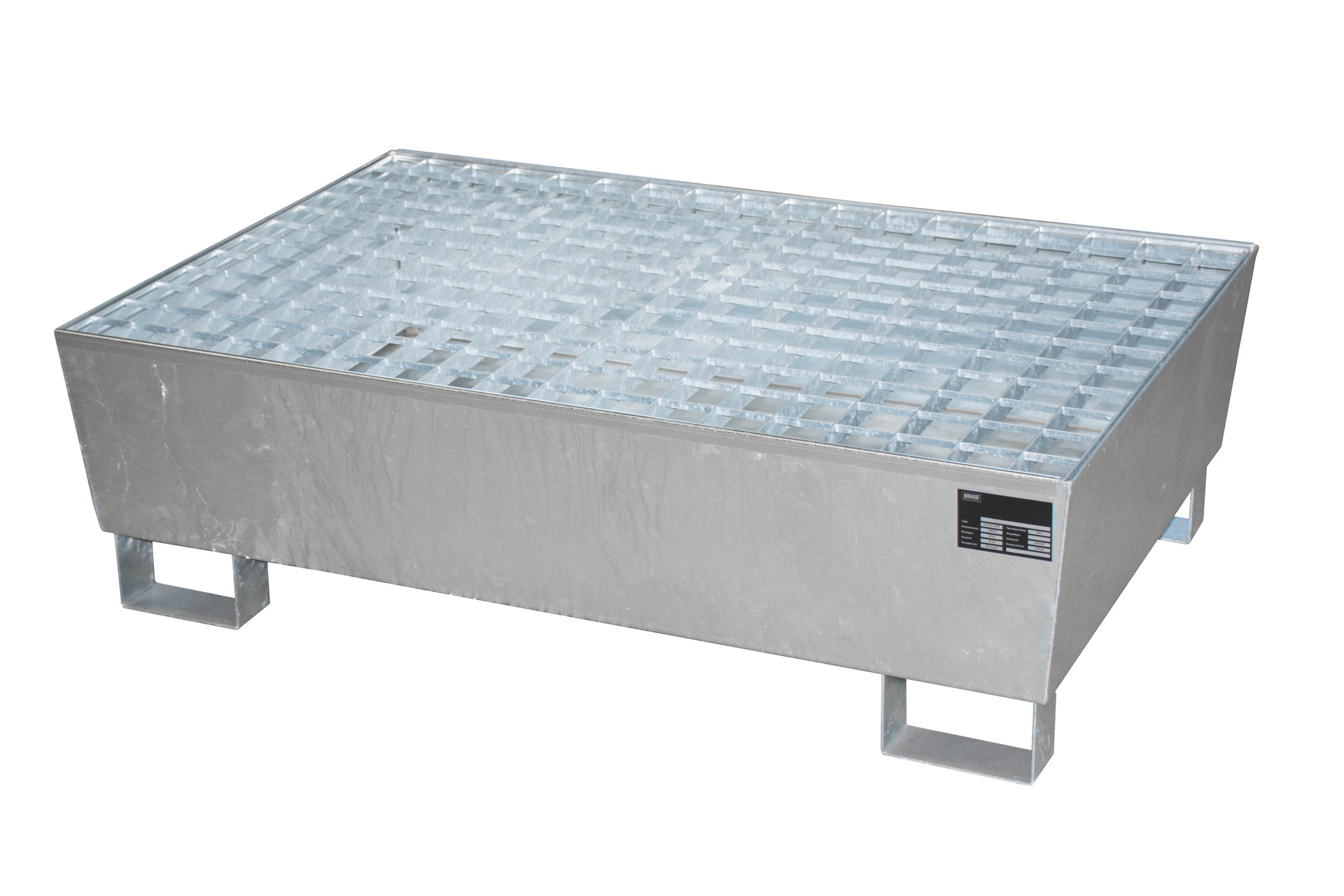 Opvangbak ECO-S 2/200, vuurverzinkt