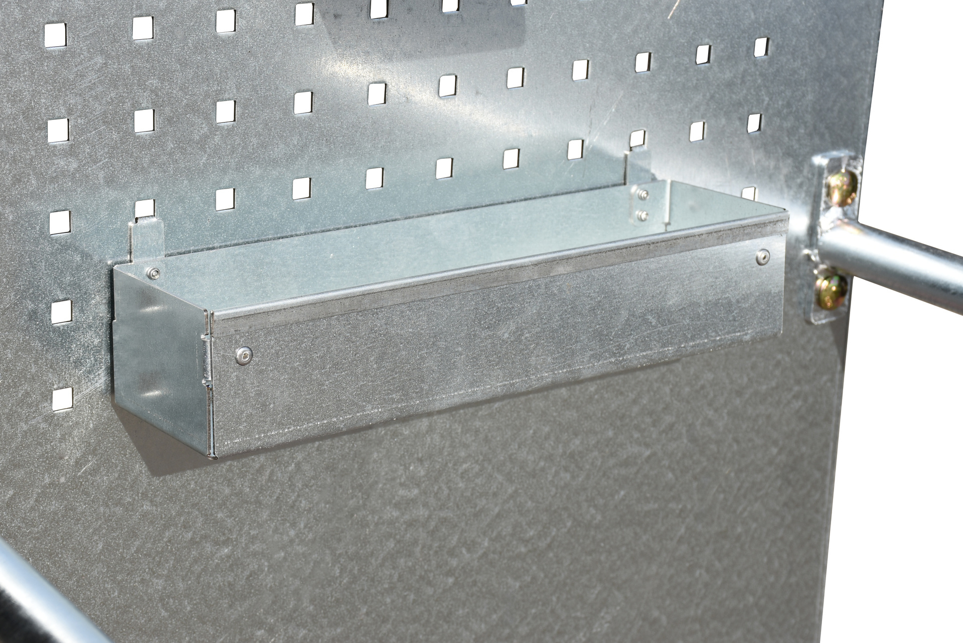 Bac de rétention mobile avec panneau perforé LPW 200-2