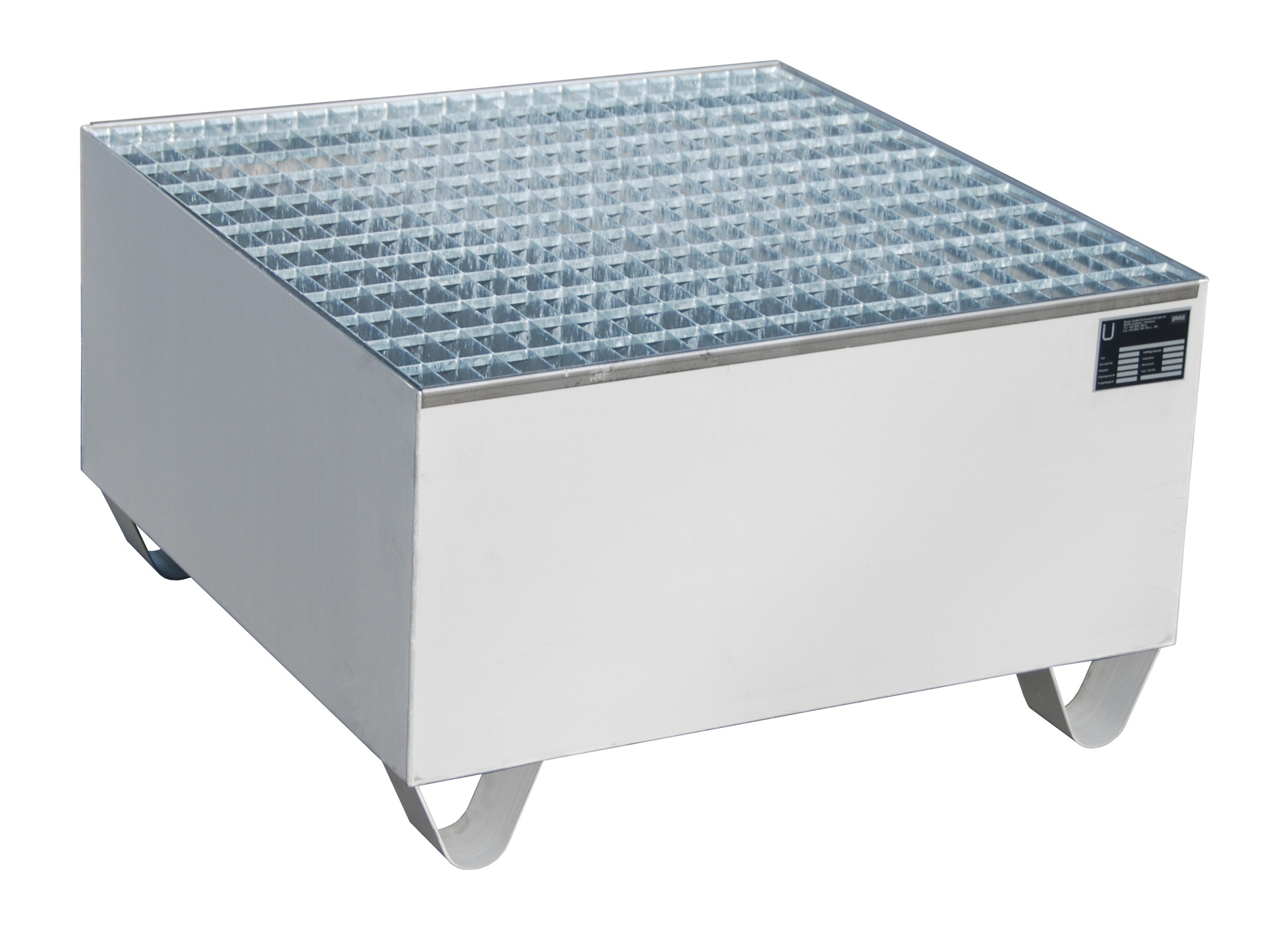 Roestvrij-staal-opvangbak VAW-1, RVS 1.4571