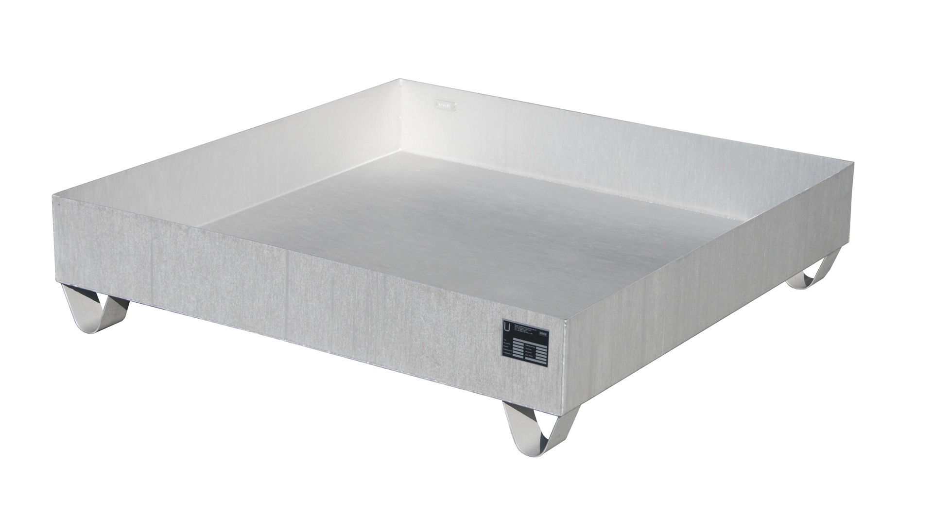 Roestvrij-staal-opvangbak VAW-4/A, RVS 1.4571