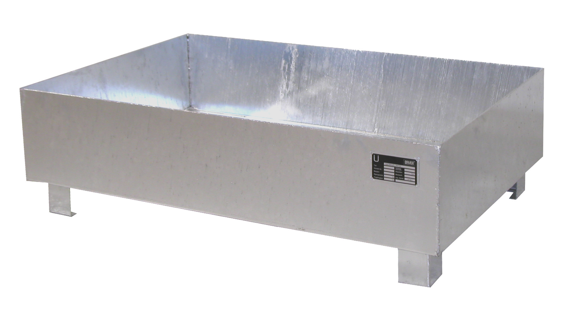 Opvangbak WO-2/200, vuurverzinkt