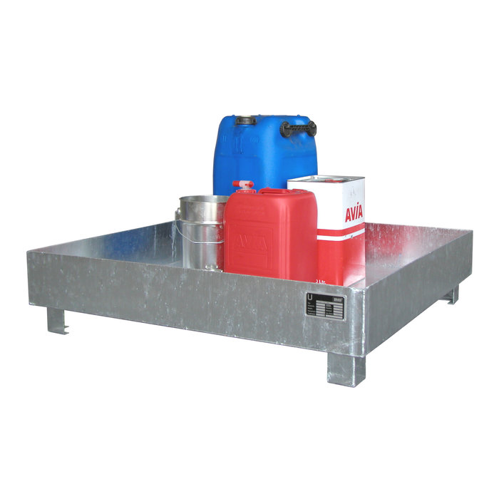 Bac de rétention WO-4/200, galvanisé à chaud