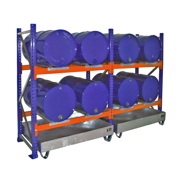 Vatenrek met opvangbak 3000, verzinkt