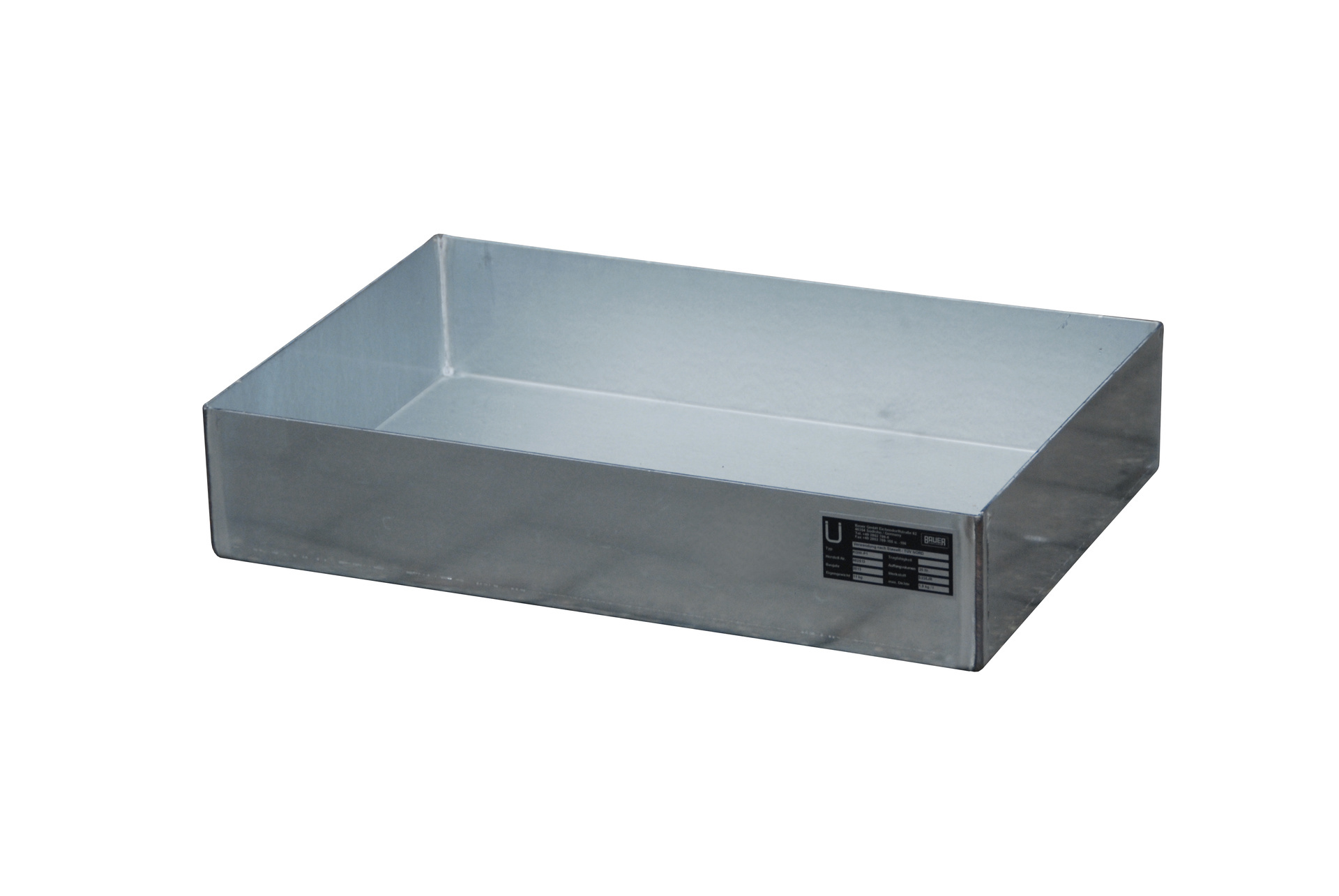 Opvangbak voor kleine verpakkingen voor pallet KGW-P 1, verzinkt