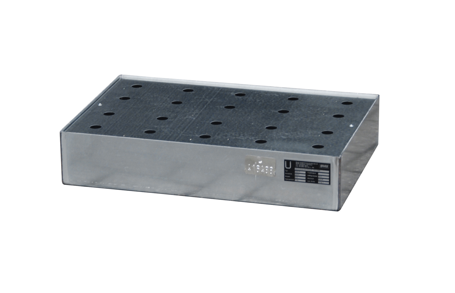 Opvangbak voor kleine verpakkingen voor pallet KGW-P 1, verzinkt