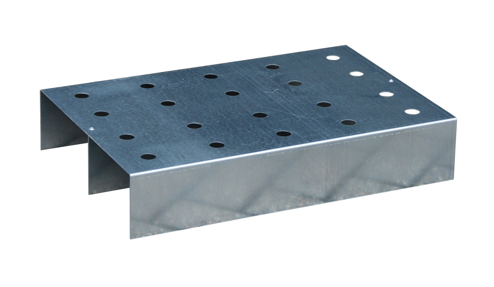 Caillebotis en tôle perforée, galvanisé