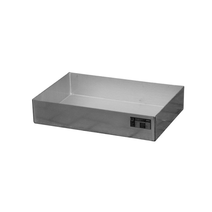 Bac de rétention pour petits récipients pour palettes KGW-P 1, inox 1.4571