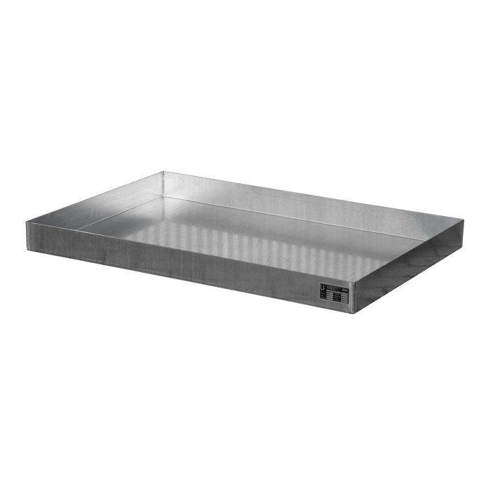 Bac de rétention pour petits récipients pour palettes KGW-P 3, inox 1.4571