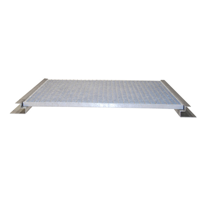 Planché en caillebotis pour box pour bouteilles de gaz GFC-M4, galvanisé à chaud