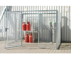 Box pour bouteilles de gaz GFC-M5, galvanisé à chaud