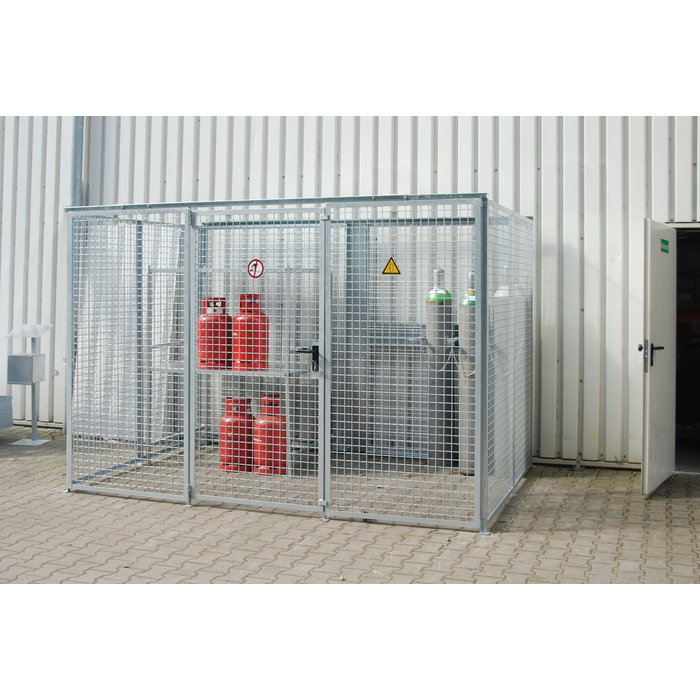 Gasflessen-container GFC-M5, vuurverzinkt