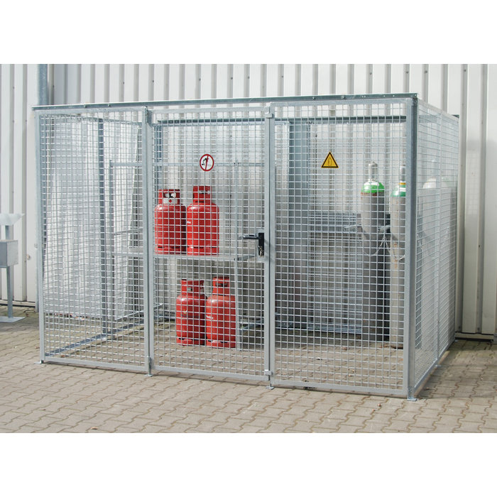 Gasflessen-container GFC-M5, vuurverzinkt