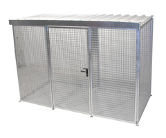 Box pour bouteilles de gaz GFC-M4/D, galvanisé à chaud