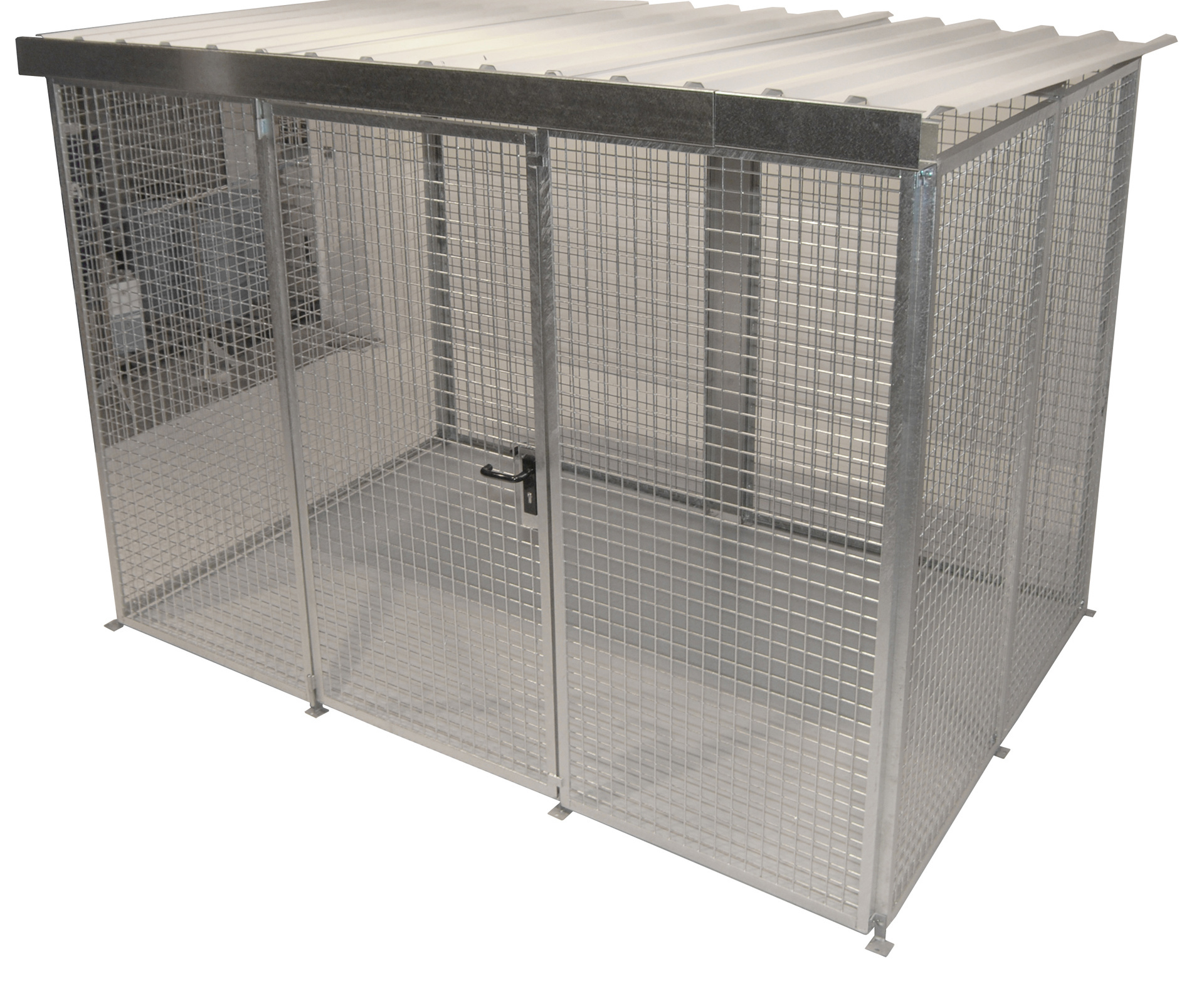 Box pour bouteilles de gaz GFC-M5/D, galvanisé à chaud