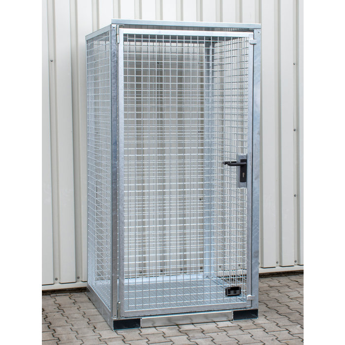 Box pour bouteilles de gaz GFC-E/T M0, galvanisé à chaud