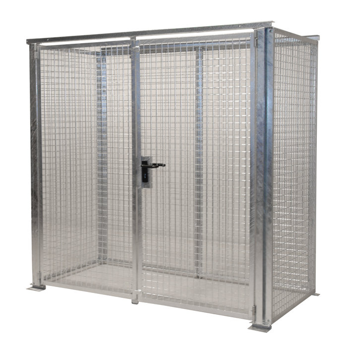 Box pour bouteilles de gaz GFC-M1-DF, galvanisé à chaud