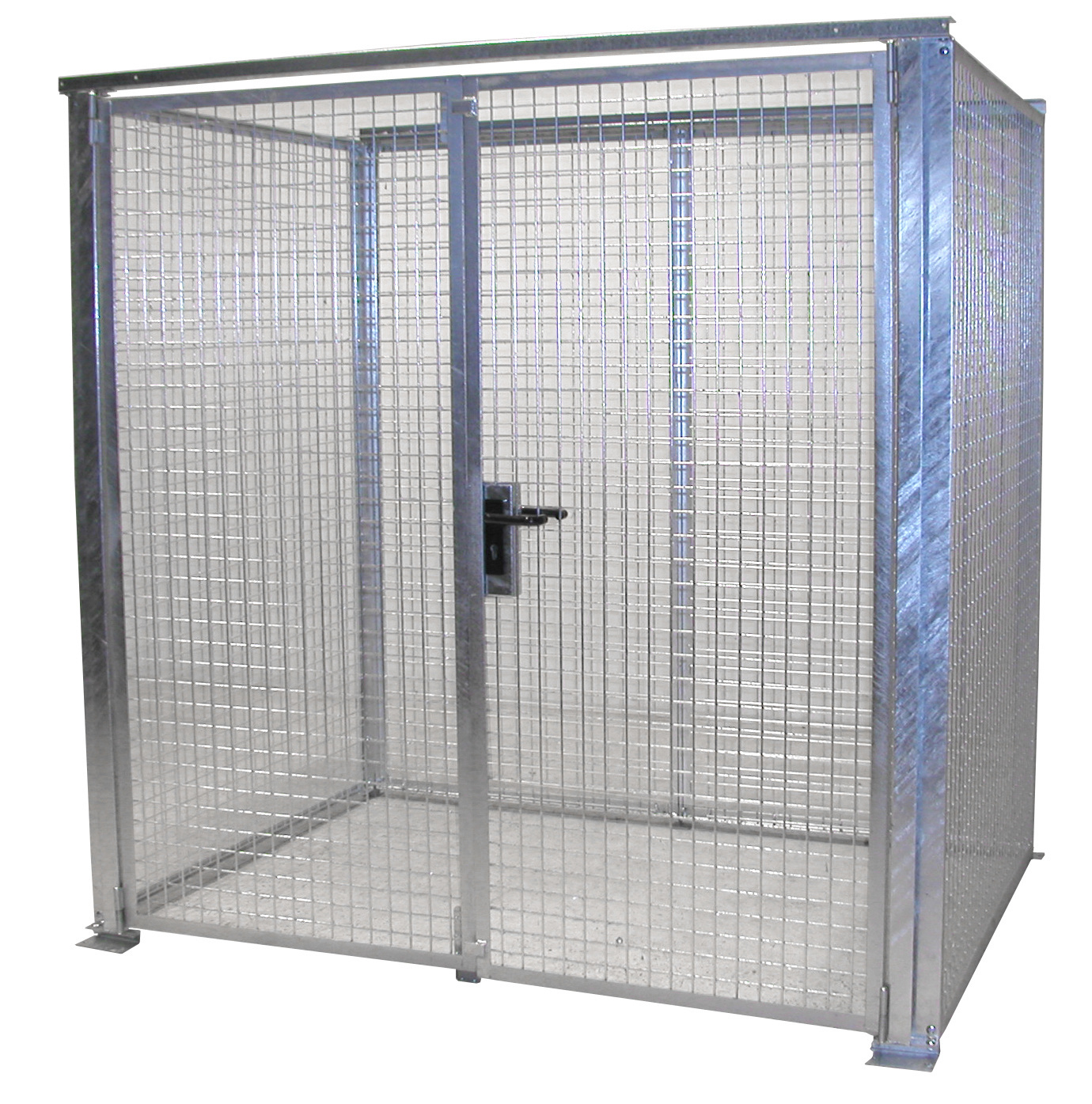 Box pour bouteilles de gaz GFC-M2-DF, galvanisé à chaud