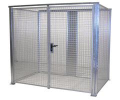 Box pour bouteilles de gaz GFC-M3-DF, galvanisé à chaud