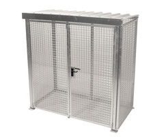 Box pour bouteilles de gaz GFC-M1/D-DF, galvanisé à chaud