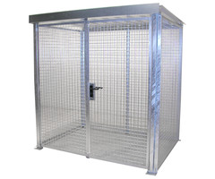 Box pour bouteilles de gaz GFC-M2/D-DF, galvanisé à chaud