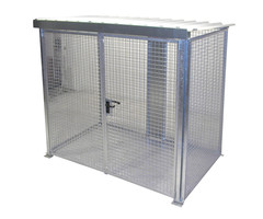 Box pour bouteilles de gaz GFC-M3/D-DF, galvanisé à chaud