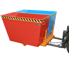 Kiepcontainer DUO, gelakt, geeloranje