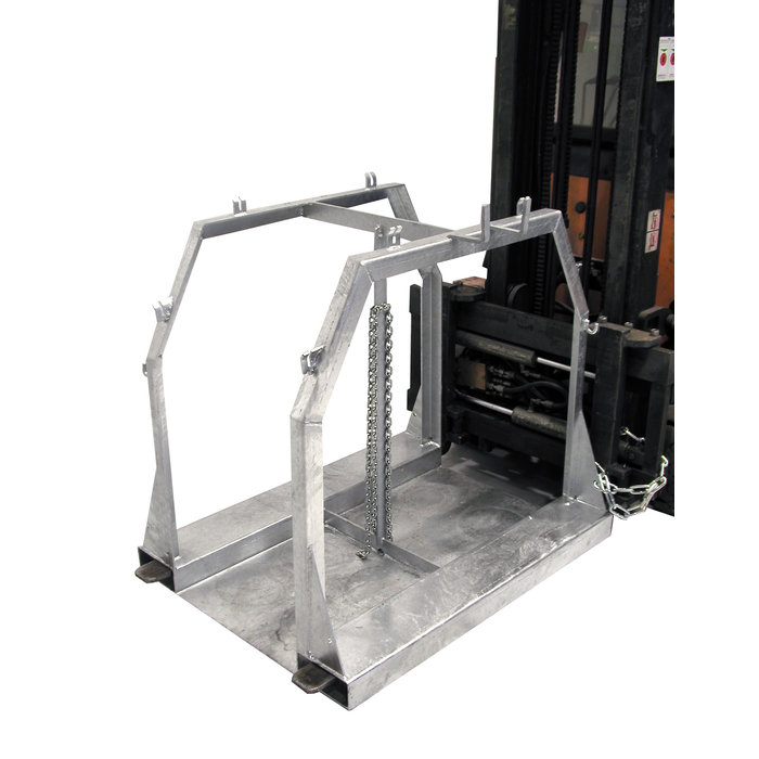 Palette pour bouteilles de gaz SFP 8, galvanisé à chaud