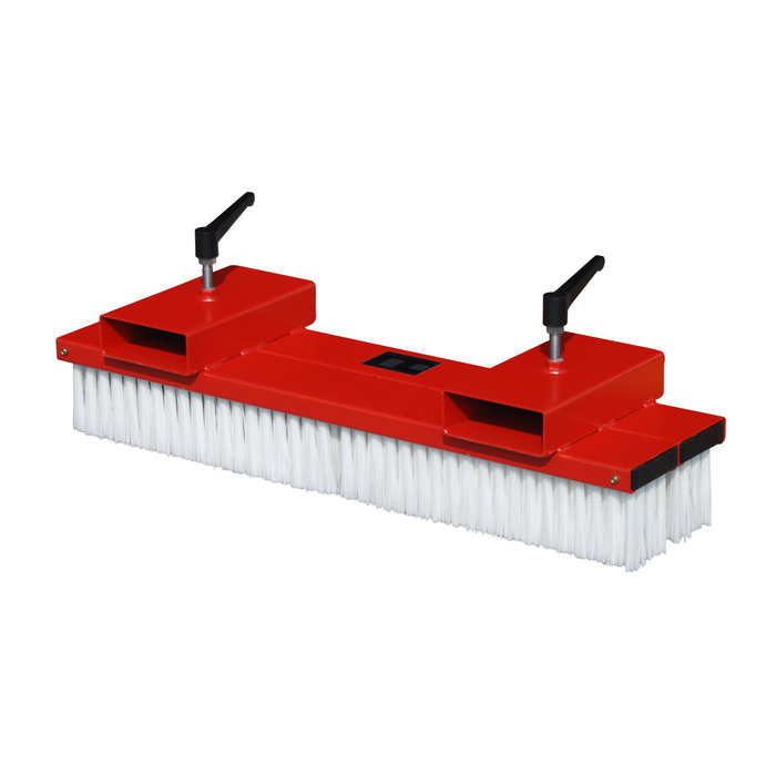 Heftruck-bezem SKB-O 100, gelakt, vuurrood