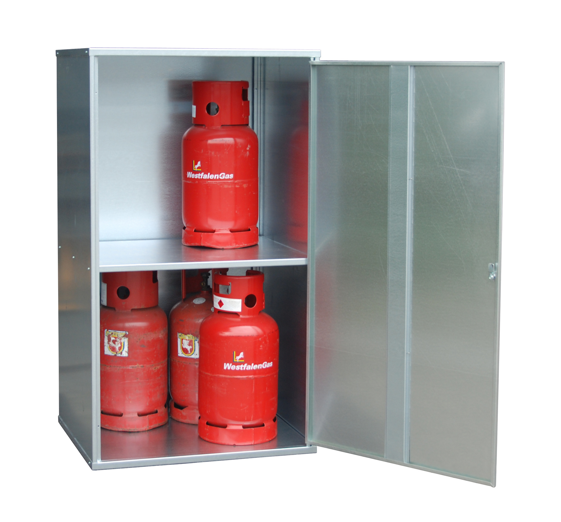 Gasflessen-depot GFD-G 1, verzinkt