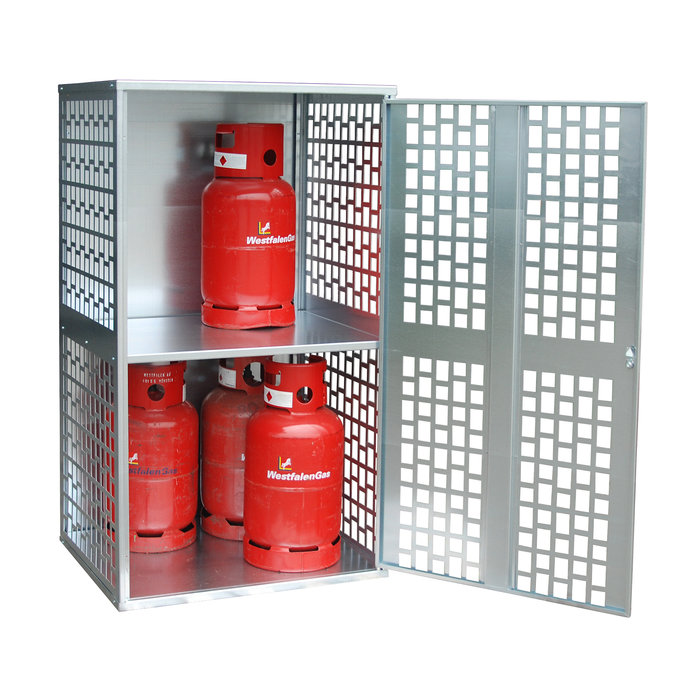 Gasflessen-depot GFD-L 1, verzinkt