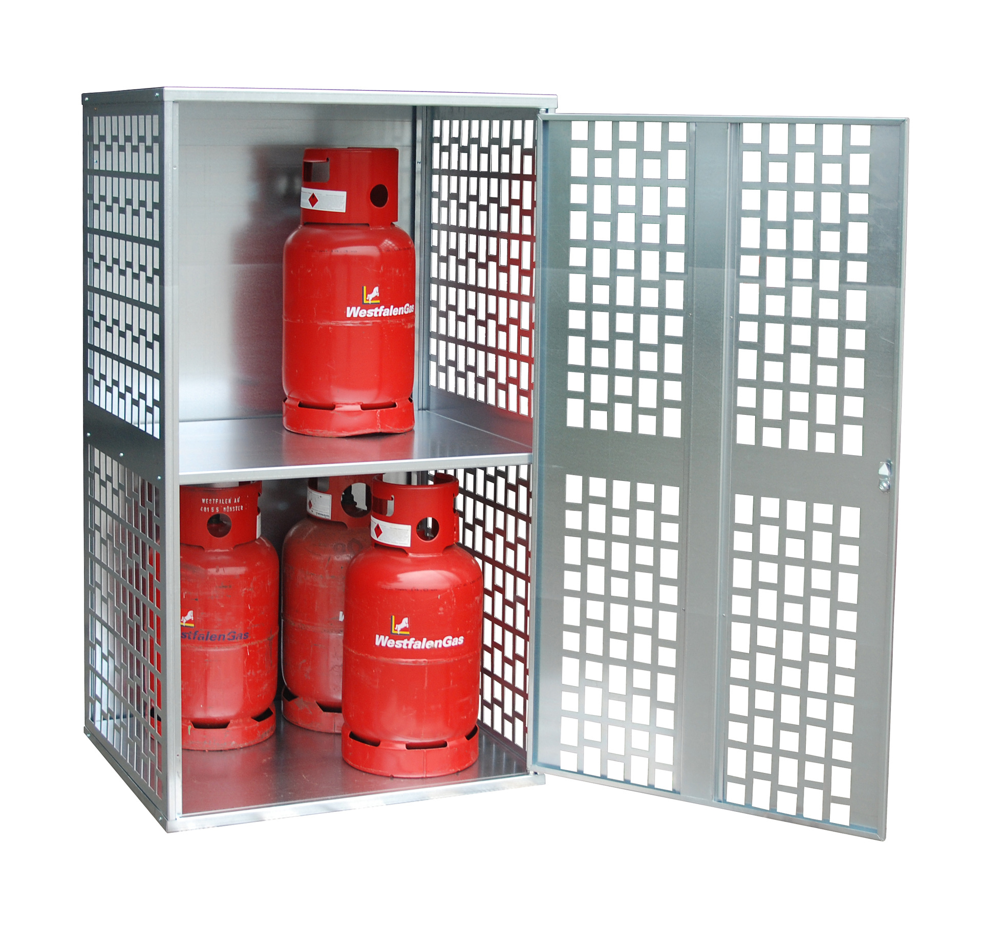 Gasflessen-depot GFD-L 1, verzinkt