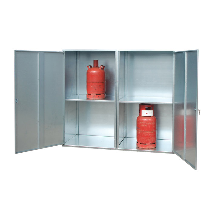 Gasflessen-depot GFD-G 2, verzinkt