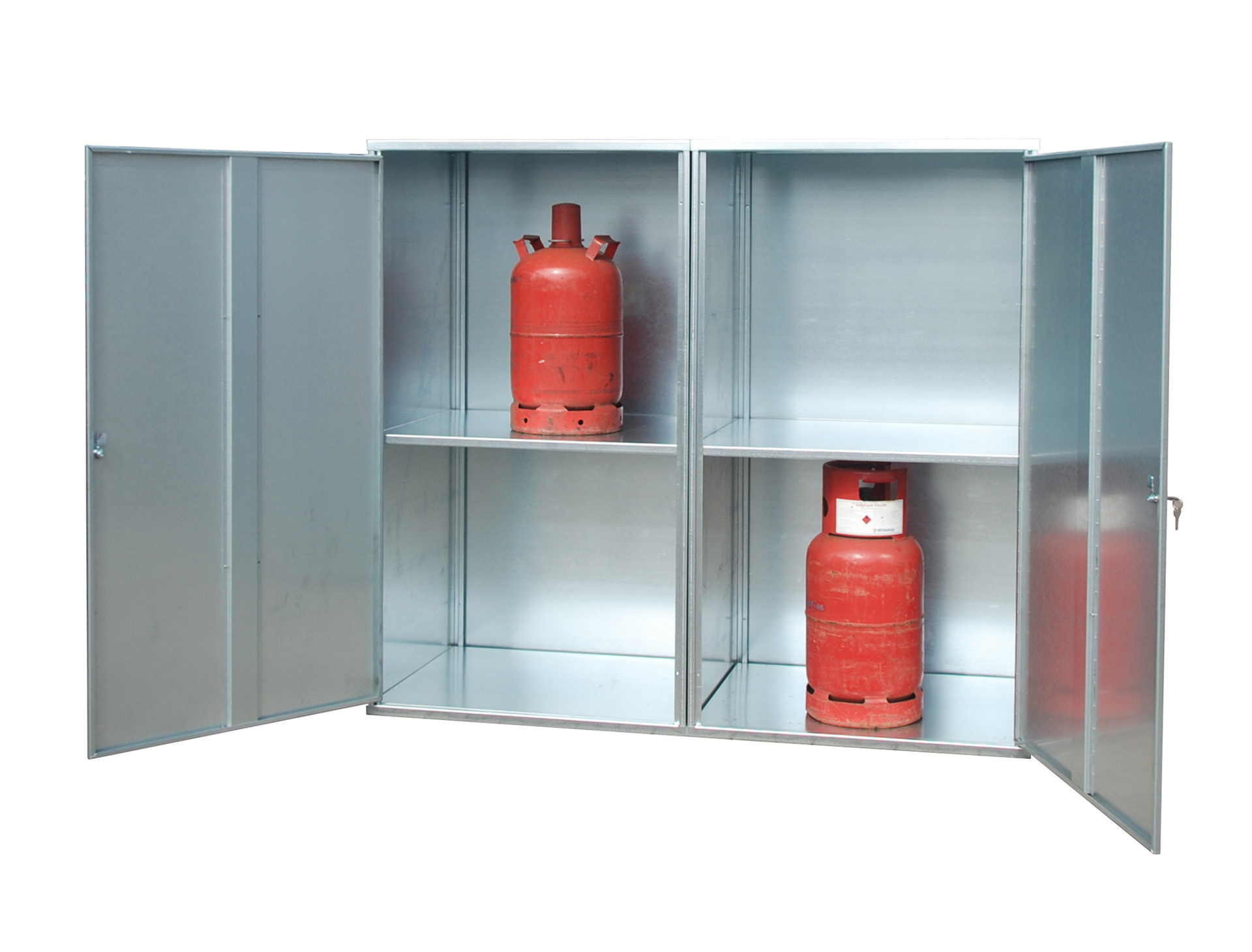 Gasflessen-depot GFD-G 2, verzinkt