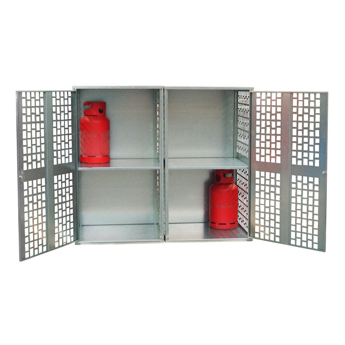 Gasflessen-depot GFD-L 2, verzinkt