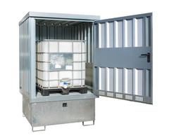 Dépôt pour matières dangereuses GD-E/IBC, galvanisé