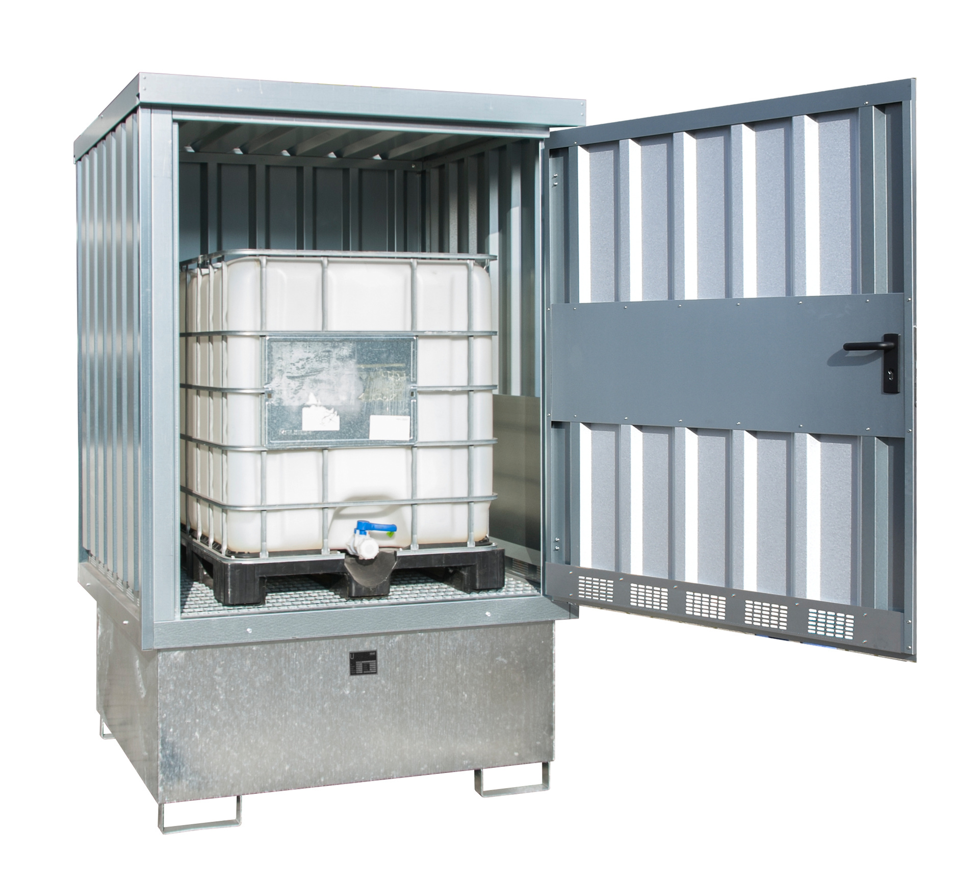 Depot voor gevaarlijke stoffen GD-E/IBC, verzinkt