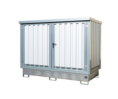 Dépôt pour matières dangereuses GD-E/IBC-2, galvanisé