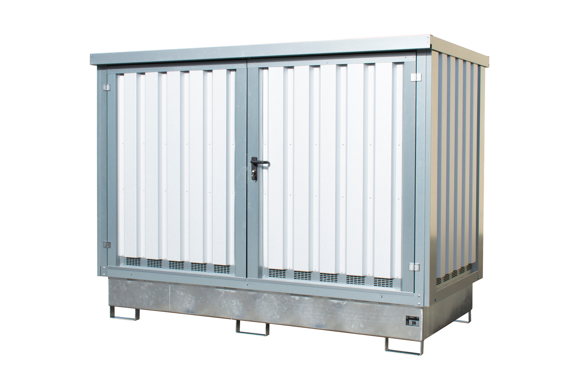 Dépôt pour matières dangereuses GD-E/IBC-2, galvanisé