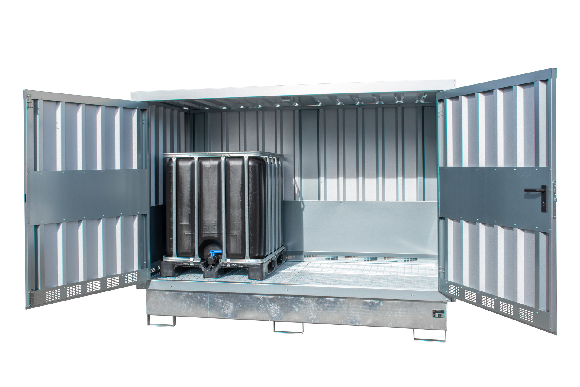 Depot voor gevaarlijke stoffen GD-E/IBC-2, verzinkt