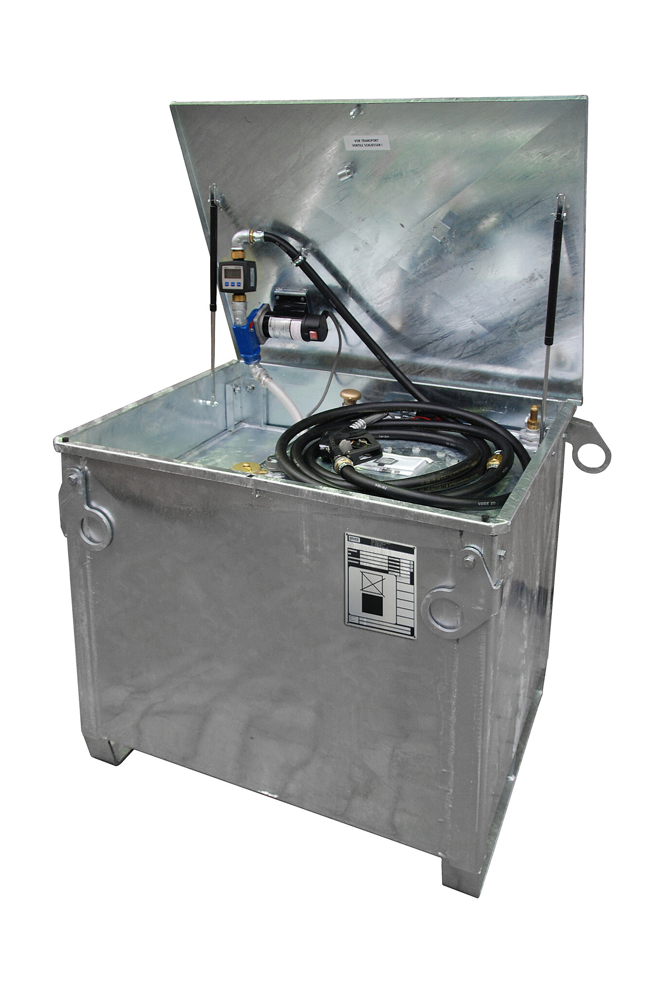 Cuve mobile pour carburant MT 450, galvanisé à chaud