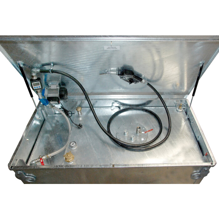 Cuve mobile pour carburant MT 1000, galvanisé à chaud