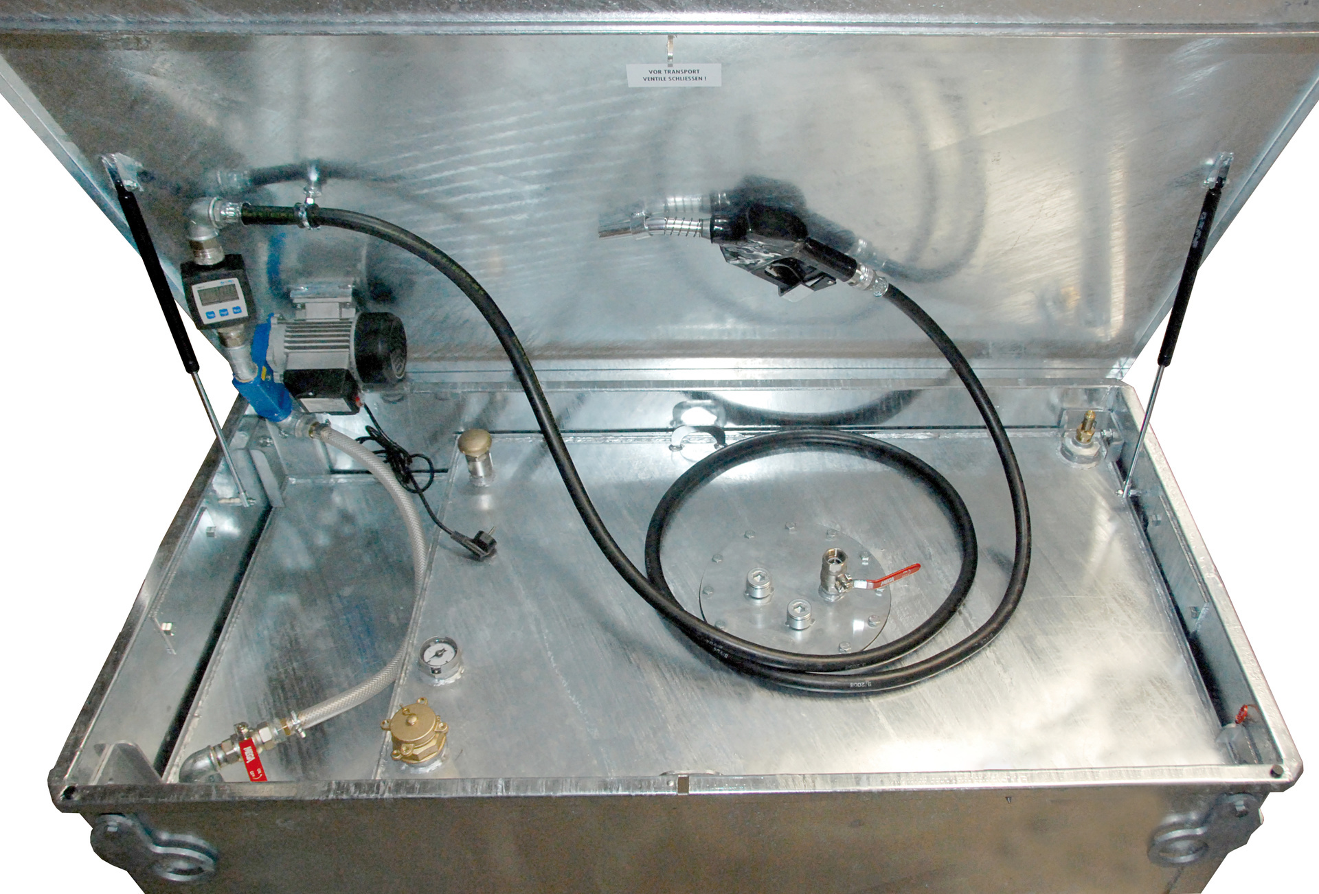 Cuve mobile pour carburant MT 1000, galvanisé à chaud