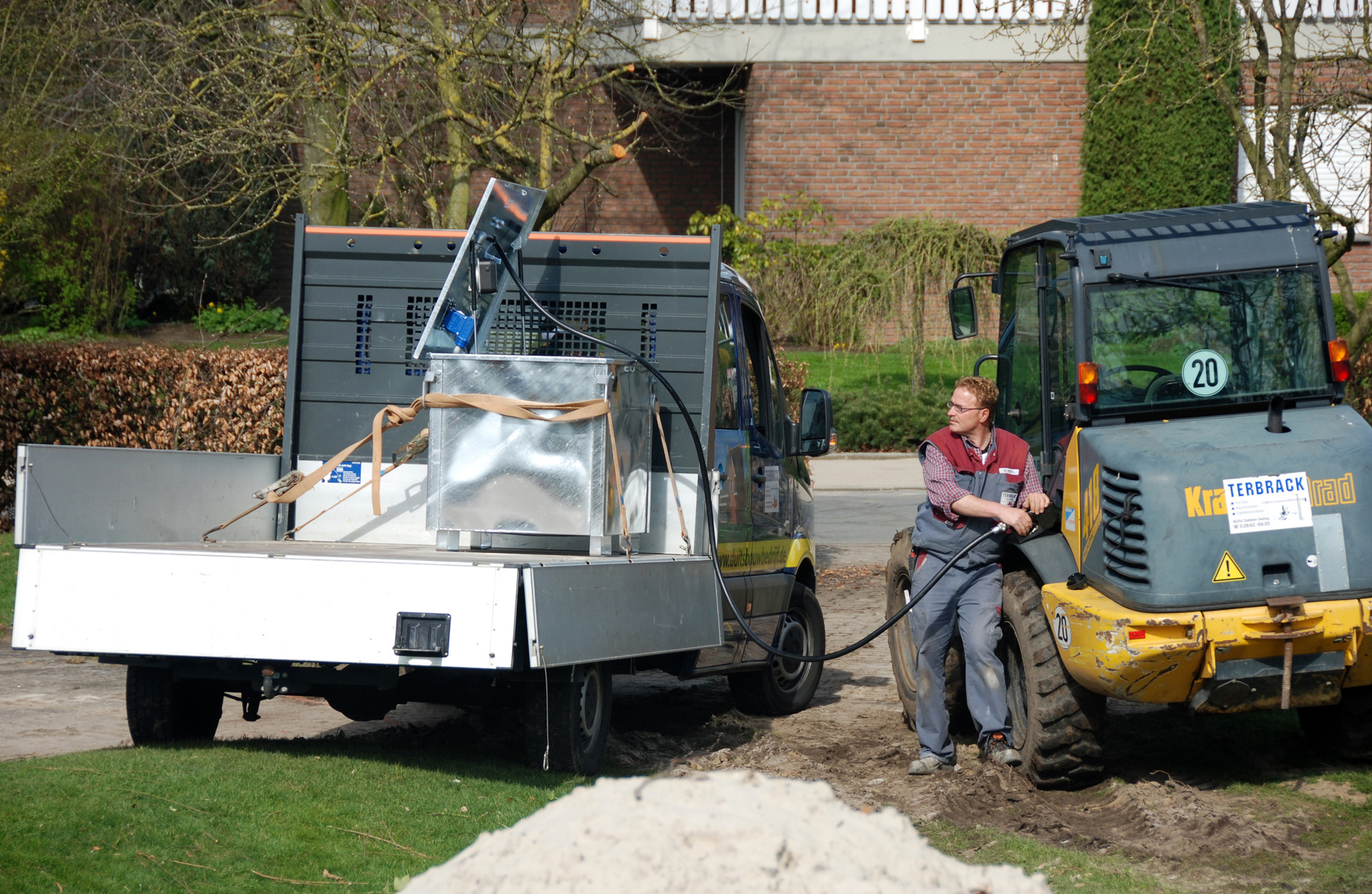 Brandstof-tank MT-E 430, vuurverzinkt