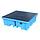 GREEN-LINE PE-opvangbak WPA-PE 4/2, van robuust polyethyleen, blauw