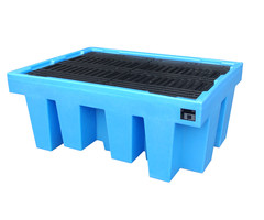 GREEN-LINE PE-opvangbak WP-PE 1/11, van robuust polyethyleen, blauw