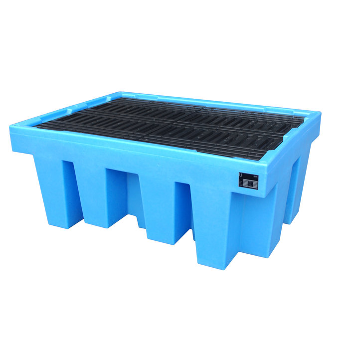GREEN-LINE PE-opvangbak WP-PE 1/11, van robuust polyethyleen, blauw