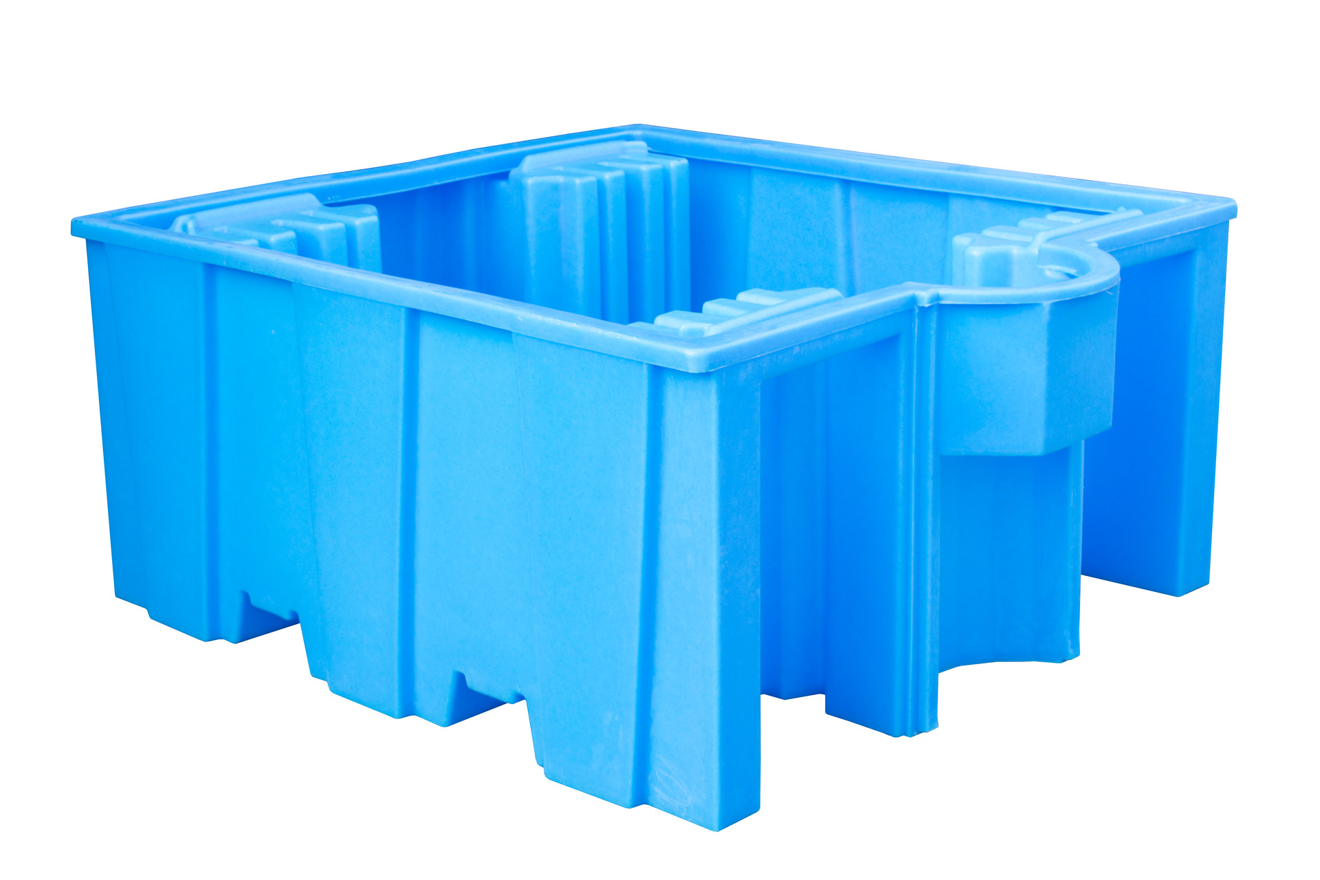 GREEN-LINE PE-opvangbak WP 1/11, van robuust polyethyleen, blauw