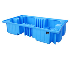 GREEN-LINE PE-opvangbak WP 2/11, van robuust polyethyleen, blauw