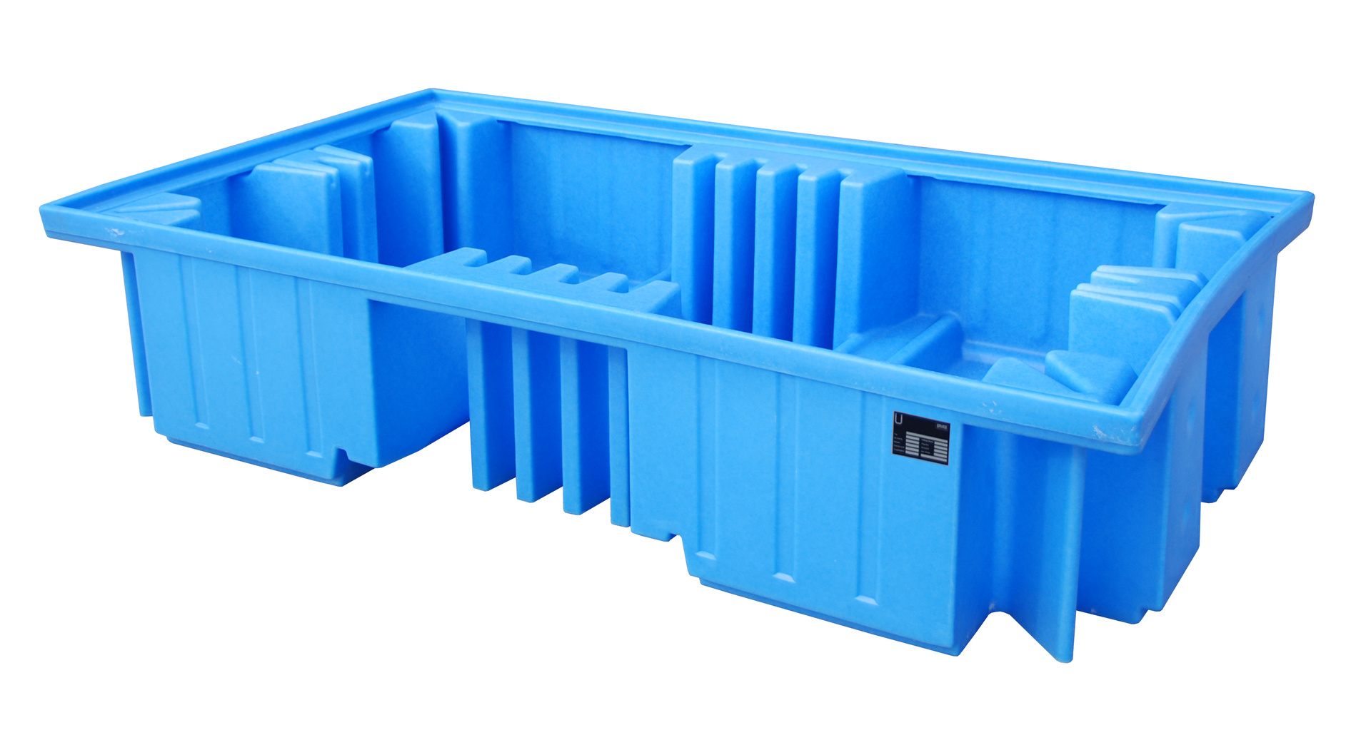 GREEN-LINE PE-opvangbak WP 2/11, van robuust polyethyleen, blauw
