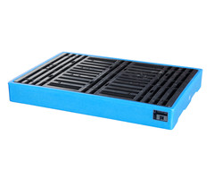 GREEN-LINE PE-Bodembeschermbak BWP-PE 150, van robuust polyethyleen, blauw